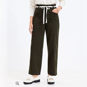 LOFT 16 Tall Paperbag Utility Pants in Twill